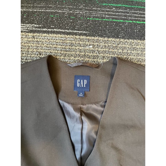 NWOT Gap Double Breasted Long Sleeveless Vest. C19 - Picture 4 of 6